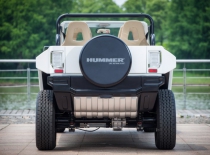 MEV™ HUMMER HX-T™ Limo Flat White - Rear View (1)