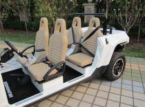 MEV™ HUMMER HX-T™ Limo Flat White Custom Coloured Leather Seats Tan - Seat View (1)